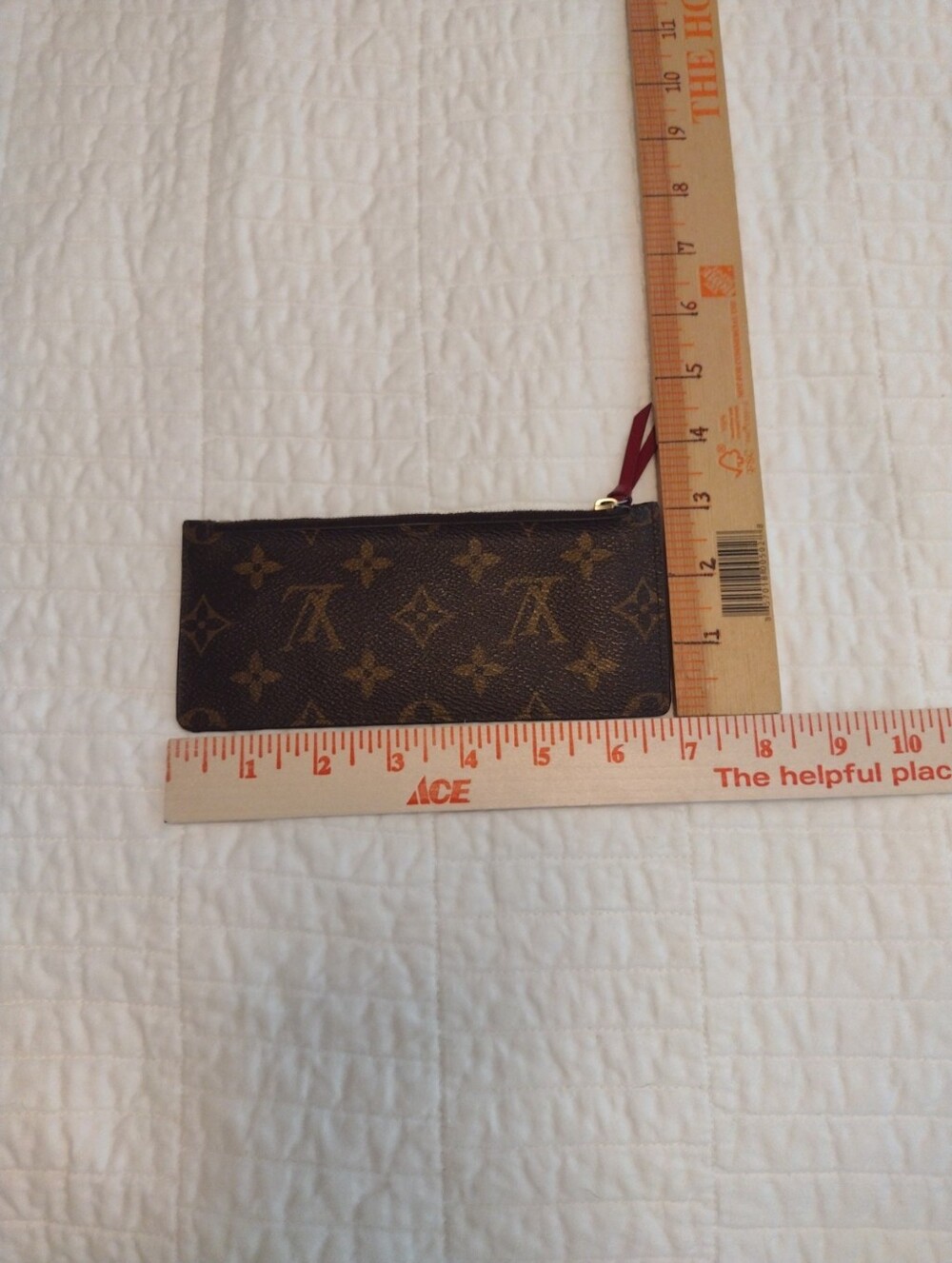 LOUIS VUITTON Felicie Pochette LV Monogram Wallet Insert Zip Coin Made In Spain - Picture 4 of 8